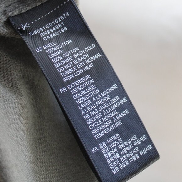 Forever 21 Vintage Y2K Military Green Boho Grunge Bubble Mini Skirt Size Medium - Picture 5 of 5